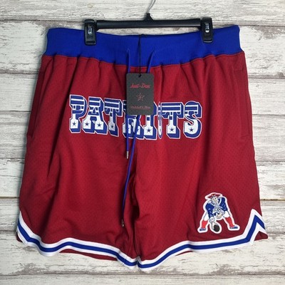 Just Don X Mitchell & Ness NFL New England Patriots Gold Rush Shorts Size XL