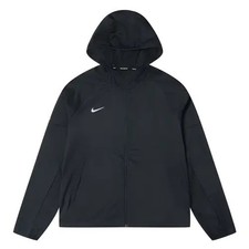 Nike Dri-FIT Academy Hooded Jacket Black Men's Full Zip Training Windbreaker