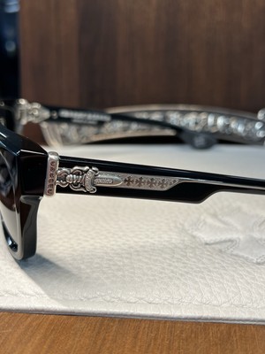 Chrome Hearts Box Officer Diamond   Sunglasses