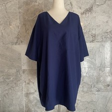 Scrubstar Blue Unisex Core Essentials V-Neck Scrub Top 3XL