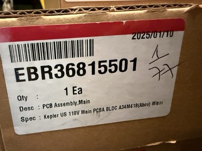 LG EBR36815501 Main Control Board for Washer Replacement Part