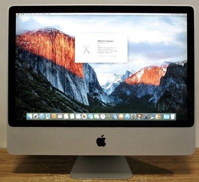 Apple iMac 2.66 GHz Core 2 Duo 24'' 640GB HD OS X 10.11 El Capitan