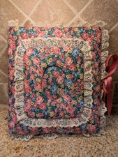 Vintage 1980s-1990s Floral and Lace Photo Album Never Been Used Great Condition