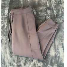 32 Degrees heat Women's Gray Jogger Pants XL Drawstring Pockets Elastic Waist