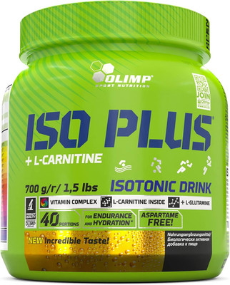 Olimp Sport Nutrition Iso plus Powder Tropic Blue, 1Er Pack (1 X 700 G Dose)