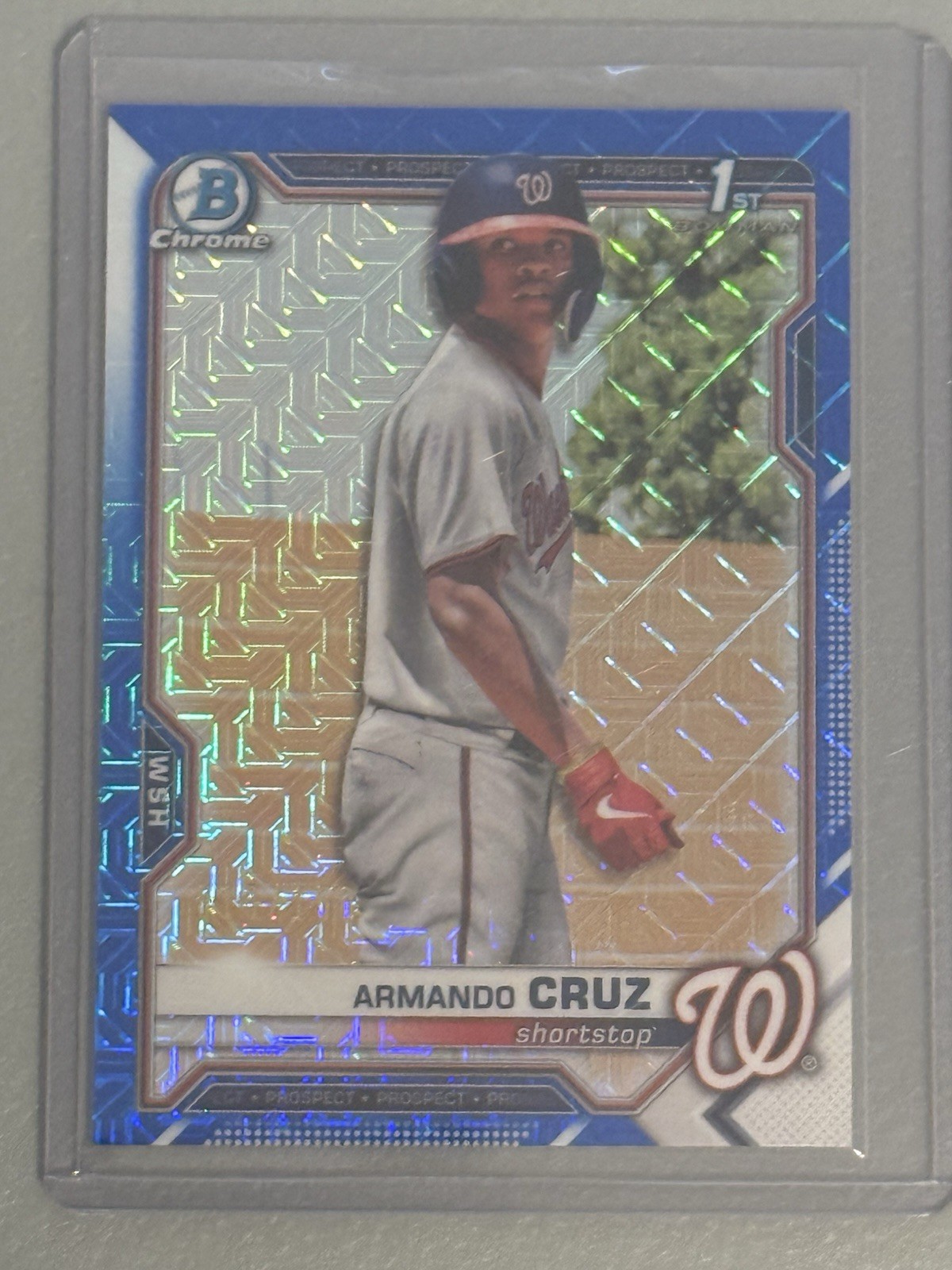 2021 Bowman Chrome - Prospects Armando Cruz #BCP-247 Blue Mojo Refractor /150 