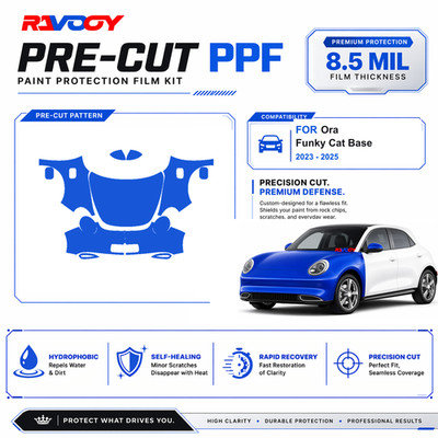 Precut PPF Clear Bra Kit For Ora Funky Cat Base 2023-2026 Paint Protection Film