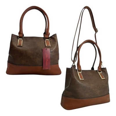 Vintage 90s 00s JOHN ROMAIN Leather Satchel Bag Crossbody Handbag LISA NEW  NWT