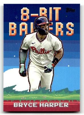 2025 Topps Bryce Harper #8B-5 8-Bit Ballers Philadelphia Phillies