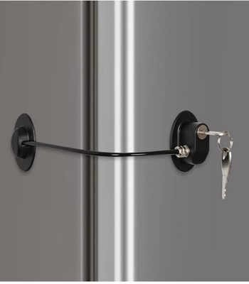 Easy Install Refrigerator Locks - 4 Pack with 8 Keys for Safety and Convenience