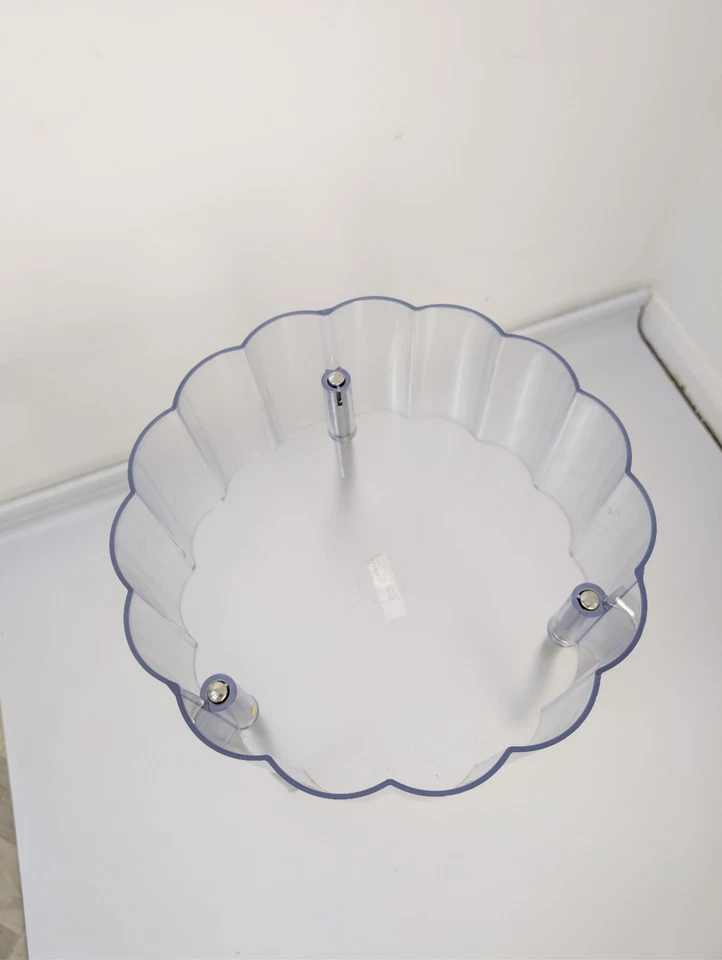 Vintage 90s Ikea hatten clear plastic lego storage side table Elhén Johansson - Image 4 of 4