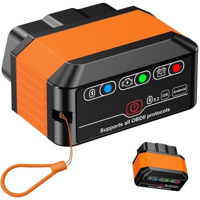OBD2 Scanner Adapter Diagnosegerät EOBD OBD2 Bluetooth Scanner für iOS Android