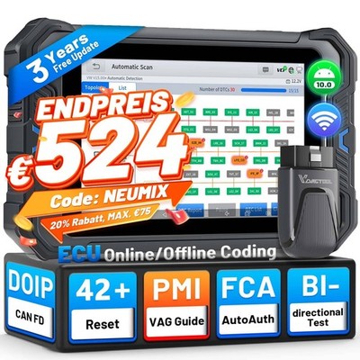 VDIAGTOOL VD80BT OBD2 Diagnosegerät Auto Bidirektional Scanner Alle Systeme FCA