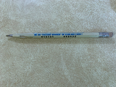 Vintage 70s If Both Numbers Match Telegram... Pen