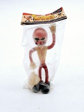 Vintage Benley Movable Doll Dime Store Rubber Bendable Man Made In Hong Kong NIP
