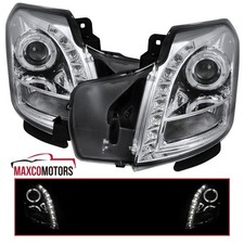 Fits 2003-2007 Cadillac Cts Projector Headlights Led Halo Clear Lamps Leftright Fits 2003-2007 Cadillac Cts Projector Headlights Led Halo Clear Lamps Leftright