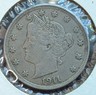 1911 Liberty V Nickel VF Coin Liberty