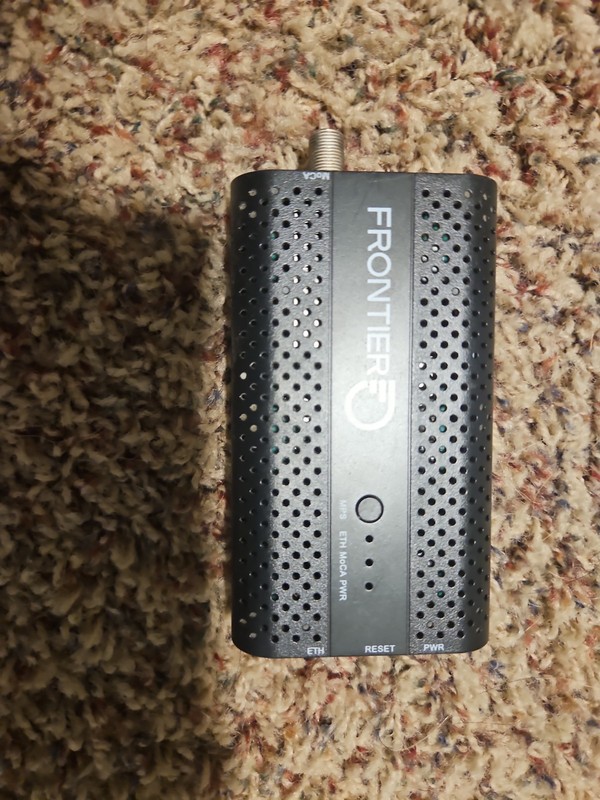 Frontier FCA252 MoCA 2.5 Network Adapter 2.5 Gbps Ethernet Over Coax