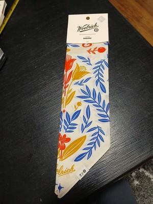 Woolrich Target 22  Bandana Scarf Cotton Graphic Print Sheep Floral Sold Out HTF