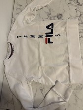 Fila Kids Tennis Sweatshirt White