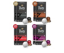 80 Peet's Coffee Variety K Cup Pods Ricchezza, Crema Scura, Ristretto, Nerissimo