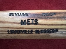1980’s NEW YORK METS GAME USED LOUISVILLE SLUGGER W/NICELY REPAIRED HANDLE CRACK