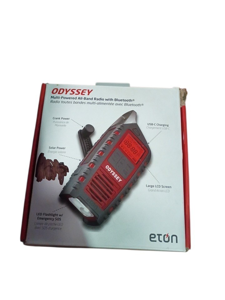 Eton Odyssey Hand Crank Weather Radio All Band Emergency Radio New In Box
