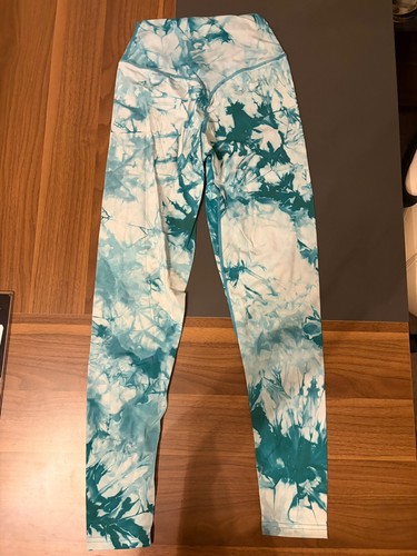 Balance Athletica Vitality The OG Pant Legging Blue Green Tie Dye Womens Small