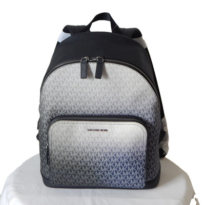 NWT Michael Kors COOPER Commuter Ombre MK Logo Laptop Compatible Backpack Black