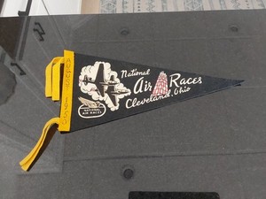 1950 National Air Races Cleveland OH Pennant Plane Logo