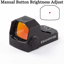 SWAMPFOX Sentinel Red/Green DOT Sight Auto/Manual Brightness Adjust RMSc 3 MOA