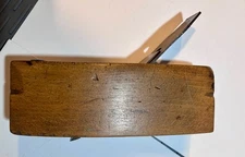 Antique 19th Century Coffin Smoothing Plane – AUBURN TOOL CO. NY Iron – Superb