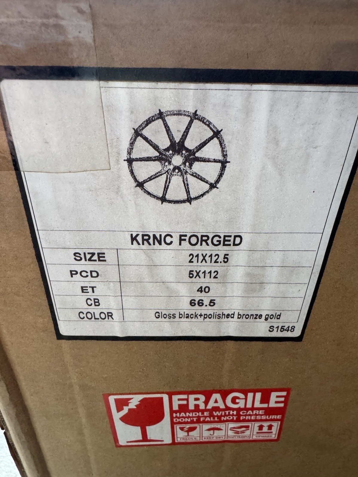 Forged KRNC 2 piece rims With P-zero tires FOR LAMBORGHINI HURACAN Or McLaren