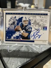 Panini Impeccable Canvas Creations Peyton Manning Gold Auto /3 Colts 2020