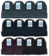 Yacht  Smith 12 Pack of Winter Beanie Hats Bulk for Men Women Kids