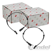 2X NK ABS-SENSOR Raddrehzahl Vorne Passend FüR Dacia Logan Sandero Renault Clio