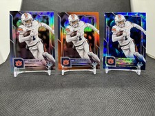 2025 Bowman Chrome Eric Singleton Jr Orange /25 Auburn WR & MORE