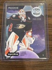 2022-23 UD Synergy Light Up the Night Lukas Dostal #LNR-DO Anaheim Ducks /399