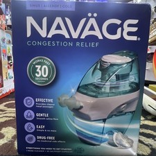 Navage Congestion Relief Saline Nasal Irrigation Nasal Care w/SaltPods