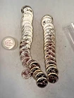1960P WASHINGTON QUARTER 90% SILVER CH. BU BRILL UNC 40 COIN ROLL TYPE B REVERSE
