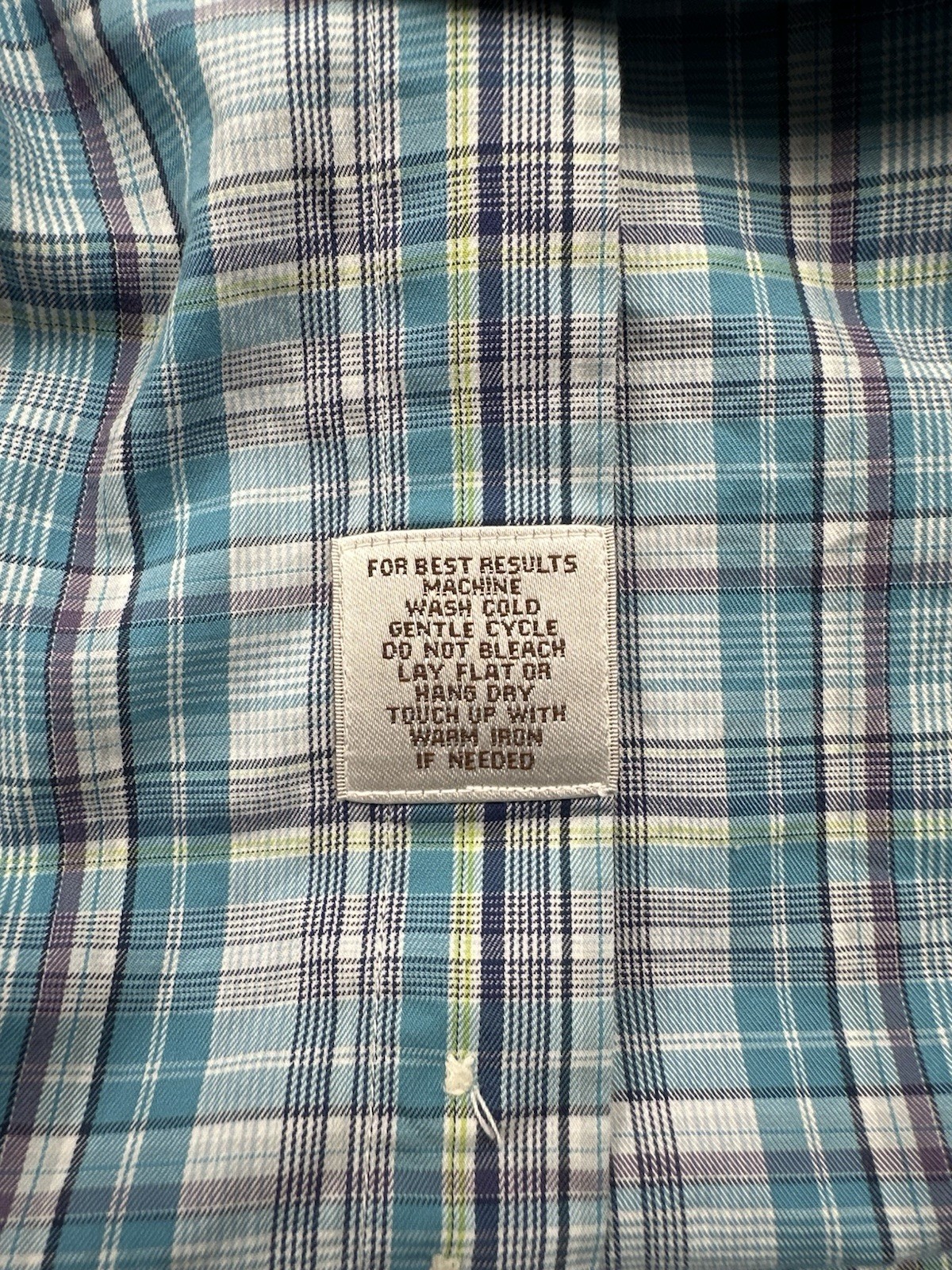 Peter Millar Plaid Gingham Button Down Plaid Mult… - image 10