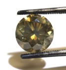 GIA loose certified 2.69ct I1 Natural Fancy Dark Yellow Brown brilliant diamond — photo 4