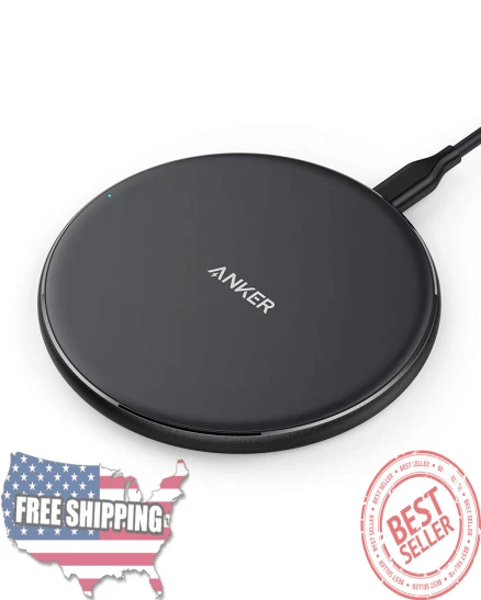 Anker Powerport Wireless 5 Pad 5W para iPhone - Negro Foto 2 de 4