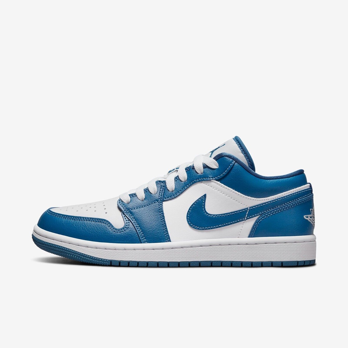 【Nike】Jordan 1 Low White Dark Marina Blue (W) DC0774-114 Nike Air Jordan 1 Low White Dark Marina Blue DC0774-114