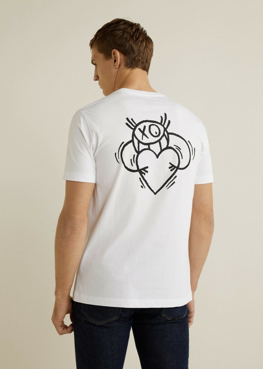 Mr. Andre アンドレサライヴァ　アートプリント シルク　kaws Mr. A Andre Savaria T-Shirt New Tee Art Print Retna Kaws BTS sz