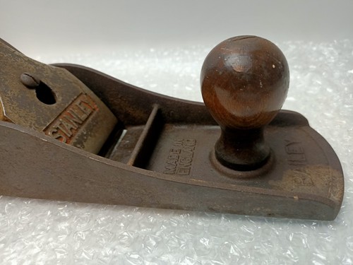 Vintage Stanley/ Baily No 6 Hand Plane - Made In England - Smooth Bottom - 46 Cm - Picture 8 of 20