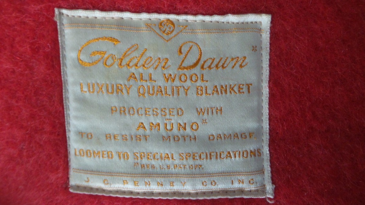 Winternite Golden Dawn woolblanket ビンテージ Winternite Golden Dawn woolblanket ビンテージ Vintage Golden