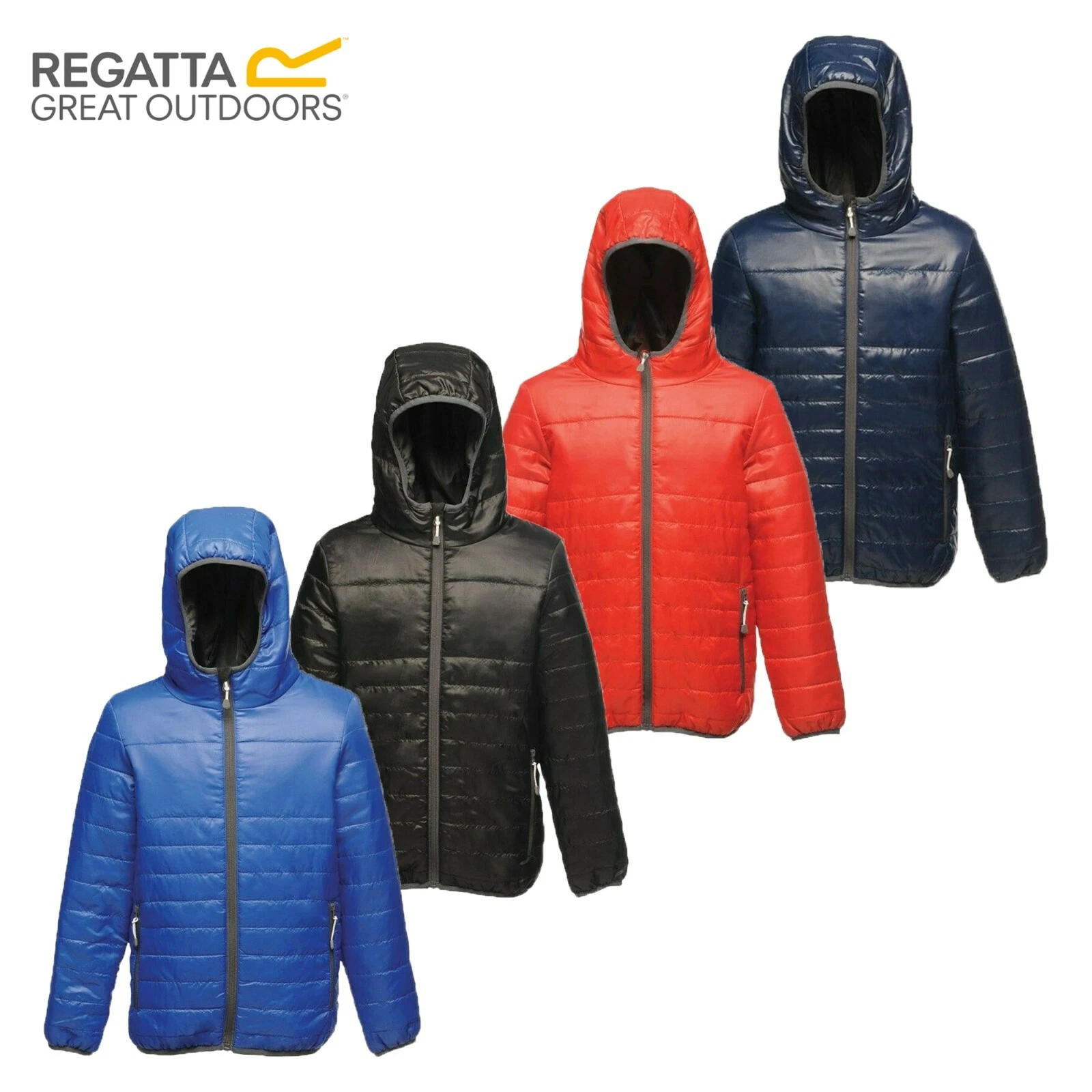 Regatta Kids Stormforce Padded Jacket Boys Girls Insulated Puffer Coat RRP 50