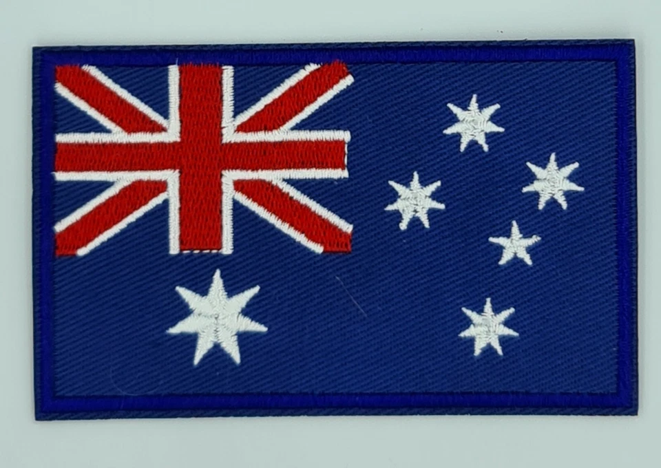 Australia Flag Iron On Patch Sew Badge Aussie - image 3 of 3