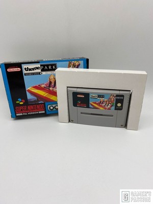   Theme Park   Super Nintendo SNES   Modul  & OVP Zustand sehr gut   OVP  